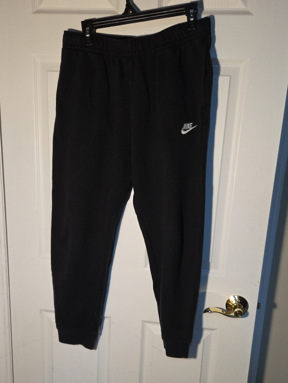 Nike Black Jogger Sweatpants Womens Sz L